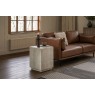 Gallery Direct Iowa Side Table Whitewash 400x400x550mm