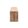 Gallery Direct Iowa Dining Bench Natural 1600x360x450mm Gallery Direct Iowa Dining Bench Natural 1600x360x450mm