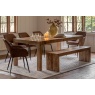 Gallery Direct Iowa Dining Bench Natural 1600x360x450mm Gallery Direct Iowa Dining Bench Natural 1600x360x450mm