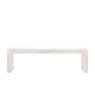 Gallery Direct Iowa Dining Bench Whitewash 1600x360x450mm Gallery Direct Iowa Dining Bench Whitewash 1600x360x450mm
