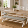 Windsor Country Oak Painted Cross-Leg 200-245cm Ext Dining Table Set Windsor Country Oak Painted Cross-Leg 200-245cm Ext Dining Table Set