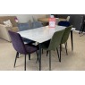 Ex-Display St Austell - Ivy 1.6m Dining Table + 6x Chairs