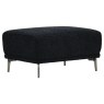 Albany Stool in Black Lux Boucle Albany Stool in Black Lux Boucle