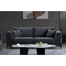 Lenox 2 Seater Sofa in Steel Grey Velvet