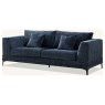 Lenox 3 Seater Sofa in Aegean Blue Velvet Lenox 3 Seater Sofa in Aegean Blue Velvet
