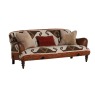 Tetrad Heritage Dakota Patterned Midi 2 Seater Sofa in Saddler and Mohican Leather Fabric Mix Tetrad Heritage Dakota Patterned Midi 2 Seater Sofa in Saddler and Mohican Leather Fabric Mix
