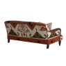 Tetrad Heritage Dakota Patterned Midi 2 Seater Sofa in Saddler and Mohican Leather Fabric Mix Tetrad Heritage Dakota Patterned Midi 2 Seater Sofa in Saddler and Mohican Leather Fabric Mix