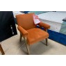 Ex-Display St Austell - Leoni Orange Accent Chair