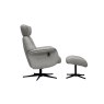 Murcia Swivel Recliner Chair & Footstool in Desert Sand Murcia Swivel Recliner Chair & Footstool in Desert Sand