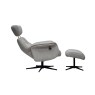 Murcia Swivel Recliner Chair & Footstool in Desert Sand Murcia Swivel Recliner Chair & Footstool in Desert Sand