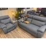 Ex-Display Truro - Odessa 3 Seater Power Recliner and Power Recliner Chair in Leather