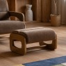 Gallery Direct Marco Footstool in Verona Sepia Gallery Direct Marco Footstool in Verona Sepia