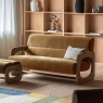Gallery Direct Marco 3 Seater Sofa in Verona Golden Gallery Direct Marco 3 Seater Sofa in Verona Golden