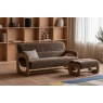 Gallery Direct Marco 3 Seater Sofa in Verona Sepia