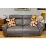 Ex-Display St Austell - La-Z-Boy Paris Leather 3 Seater Power Recliner Sofa with Head Tilt and Lumba