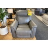 Ex-Display St Austell - La-Z-Boy Paris Leather Power Recliner Chair with Head Tilt and Lumbar Suppor