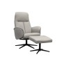 G Plan Ergoform Nysted Leather Manual Recliner Chair & Stool G Plan Ergoform Nysted Leather Manual Recliner Chair & Stool