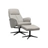 G Plan Ergoform Nysted Leather Manual Recliner Chair & Stool G Plan Ergoform Nysted Leather Manual Recliner Chair & Stool