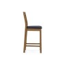 Salisbury Waxed Premium Oak Bar Stool with Seat Pad (Pair) Salisbury Waxed Premium Oak Bar Stool with Seat Pad (Pair)
