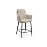 Bologna Fabric Bar Stool in Miami Toffee (Pair) Bologna Fabric Bar Stool in Miami Toffee (Pair)