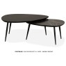 Dortmund 2-Piece XL Coffee Nest of Tables Set Dortmund 2-Piece XL Coffee Nest of Tables Set