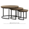 Hugo 3-Piece Coffee Nest of Tables Set Hugo 3-Piece Coffee Nest of Tables Set