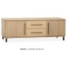 Medway Blond Oak Lamulux Lowboard Sideboard