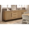 Medway Blond Oak Lamulux 240cm Wide Sideboard Medway Blond Oak Lamulux 240cm Wide Sideboard
