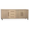 Medway Blond Oak Lamulux 240cm Wide Sideboard Medway Blond Oak Lamulux 240cm Wide Sideboard