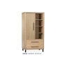 Medway Blond Oak Lamulux Wall Cabinet Display Cabinet