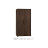 Midnight Lamulux Wood-Effect 2 Door Wardrobe