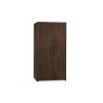 Midnight Lamulux Wood-Effect 2 Door Wardrobe