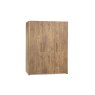 Midnight Lamulux Wood-Effect 3 Door Wardrobe Midnight Lamulux Wood-Effect 3 Door Wardrobe