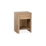 Medway Lamulux Wood-Effect 1 Drawer Bedside Table