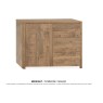Midnight Lamulux Wood-Effect Chest of Drawers Midnight Lamulux Wood-Effect Chest of Drawers