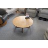 Ex-Display Newquay - Gallery Direct Craft Round Coffee Table Natural Ex-Display Newquay - Gallery Direct Craft Round Coffee Table Natural