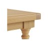 Normandy Chunky Country Oak Small Ext 140-185cm Trestle Dining Table Normandy Chunky Country Oak Small Ext 140-185cm Trestle Dining Table