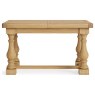 Normandy Chunky Country Oak Small Ext 140-185cm Trestle Dining Table Normandy Chunky Country Oak Small Ext 140-185cm Trestle Dining Table