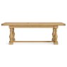 Normandy Chunky Country Oak Large Ext 200-245cm Trestle Dining Table Normandy Chunky Country Oak Large Ext 200-245cm Trestle Dining Table