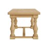 Normandy Chunky Country Oak Large Ext 200-245cm Trestle Dining Table Set & 6 Chairs Normandy Chunky Country Oak Large Ext 200-245cm Trestle Dining Table Set & 6 Chairs