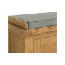 Salisbury Waxed Premium Oak Hallway Storage Bench Salisbury Waxed Premium Oak Hallway Storage Bench