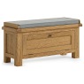Salisbury Waxed Premium Oak Hallway Storage Bench