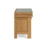 Salisbury Waxed Premium Oak Hallway Storage Bench Salisbury Waxed Premium Oak Hallway Storage Bench