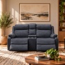 Ellena Marble Grey 2 Seater Recliner Sofa with Storage Ellena Marble Grey 2 Seater Recliner Sofa with Storage