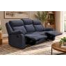 Ellena Marble Grey 3 Seater Recliner Sofa with Table