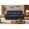 Ellena Marble Grey 3 Seater Recliner Sofa with Table