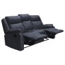 Ellena Marble Grey 3 Seater Recliner Sofa with Table Ellena Marble Grey 3 Seater Recliner Sofa with Table