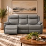 Ellena Marble Beige 3 Seater Recliner Sofa with Table Ellena Marble Beige 3 Seater Recliner Sofa with Table