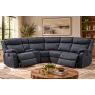 Ellena Marble Grey L Shape Recliner Corner Sofa with Storage