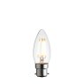 Gallery Direct B22 LED Filament Candle Clear Glass Gallery Direct B22 LED Filament Candle Clear Glass